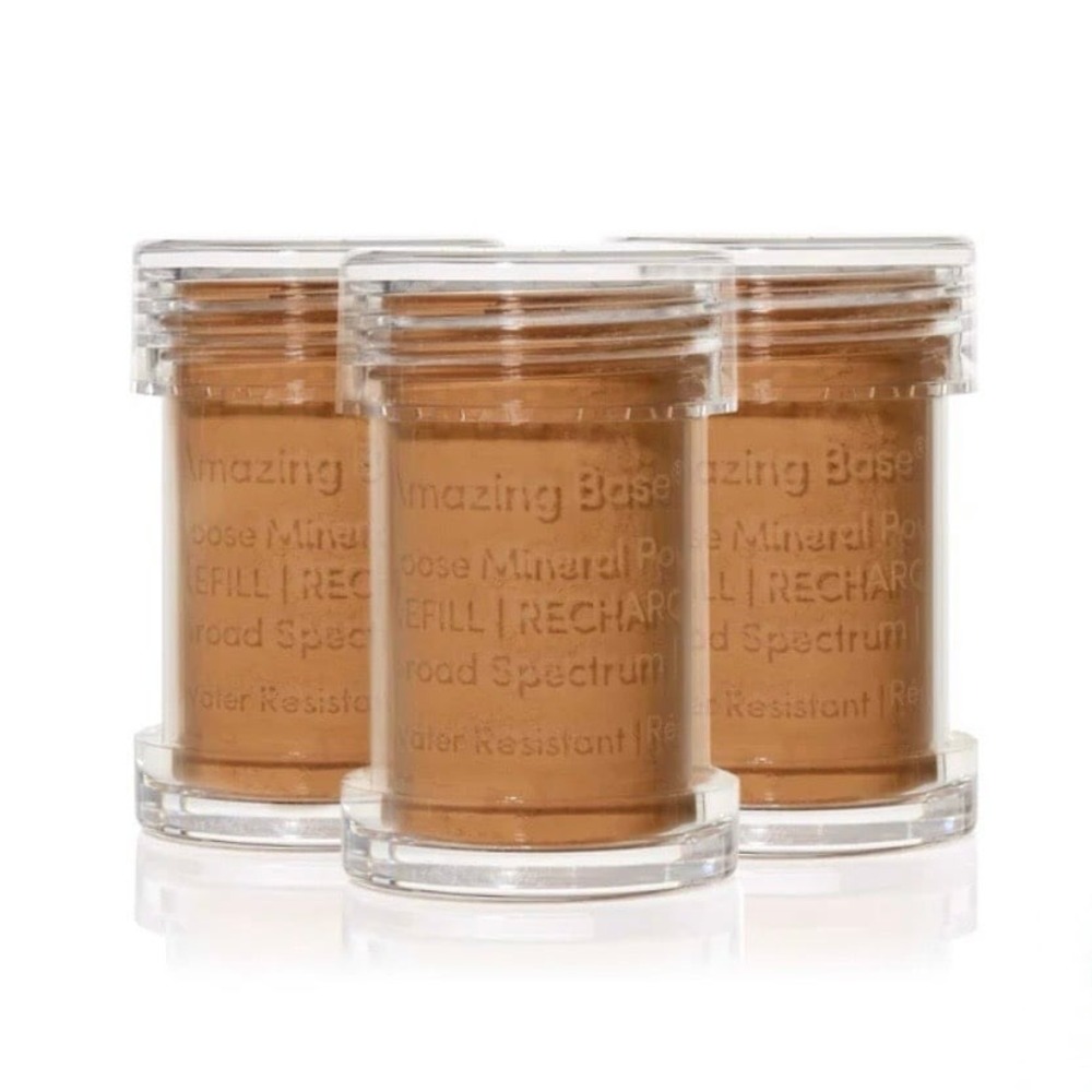 Jane Iredale Amazing Base Loose Mineral Powder Refill 3 pack VELVET New